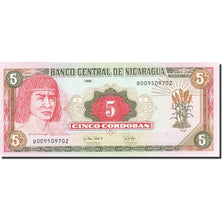 Nicaragua, 5 Cordobas, 1992-1996, 1995, KM:180, UNC(65-70)