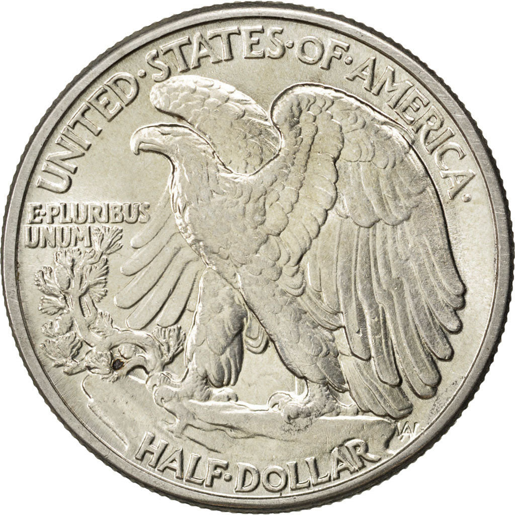 UNITED STATES, Walking Liberty Half Dollar, Half Dollar, 1942, U.S. Mint, KM...