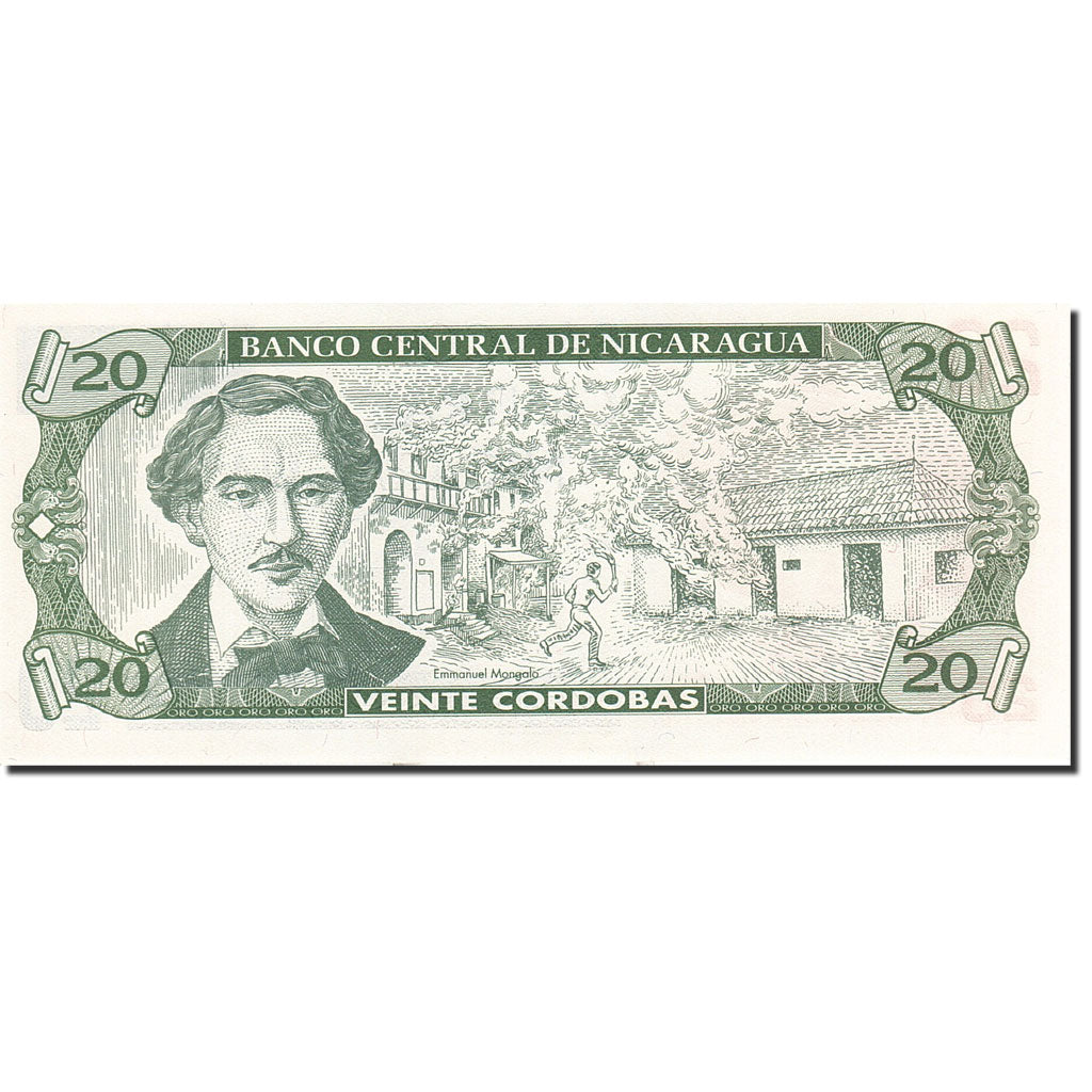 Nicaragua, 20 Cordobas, 1991-1992, Undated (1990), KM:176, UNC(65-70)