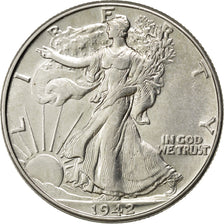 UNITED STATES, Walking Liberty Half Dollar, Half Dollar, 1942, U.S. Mint, KM...