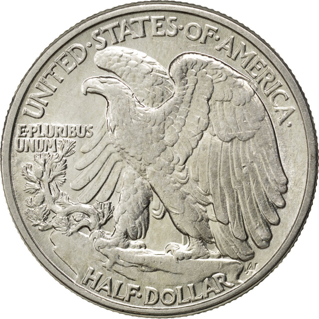 UNITED STATES, Walking Liberty Half Dollar, Half Dollar, 1942, U.S. Mint, KM...