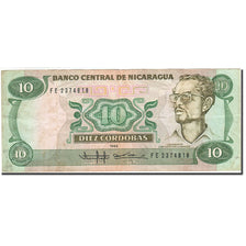 Billet, Nicaragua, 10 Cordobas, 1985-1988, 1985, KM:151, TB
