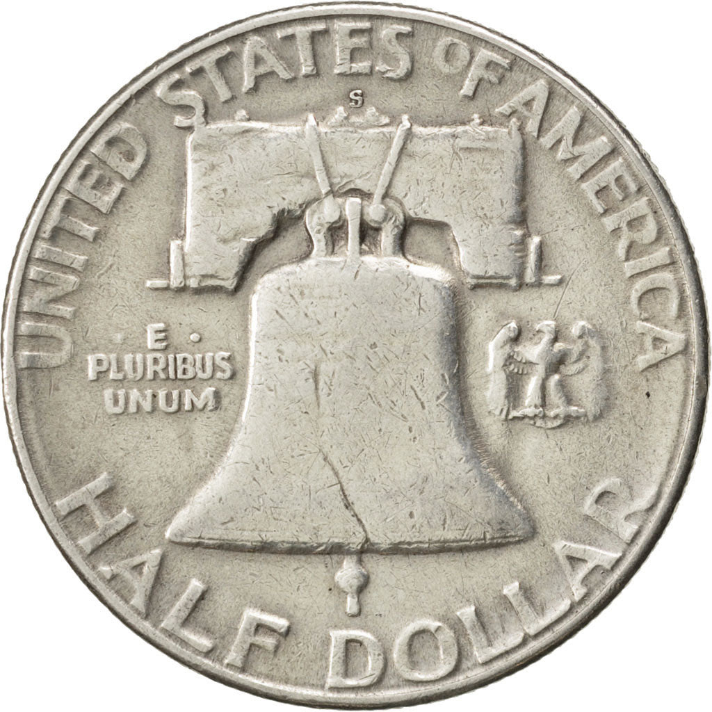 UNITED STATES, Franklin Half Dollar, Half Dollar, 1954, U.S. Mint, KM #199,...
