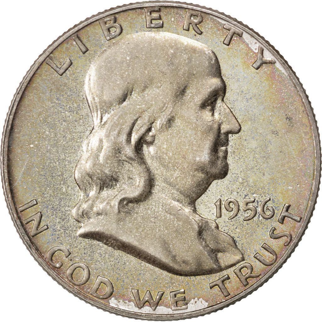 UNITED STATES, Franklin Half Dollar, Half Dollar, 1956, U.S. Mint, KM #199,...