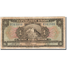 Haiti, 1 Gourde, 1919, 1919, KM:170a, F(12-15)