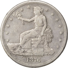 Stati Uniti, Trade Dollar, Dollar, 1876, U.S. Mint, Carson City, MB+, Argento...