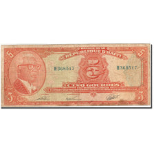 Haiti, 5 Gourdes, 1979, 1979, KM:232, VF(20-25)
