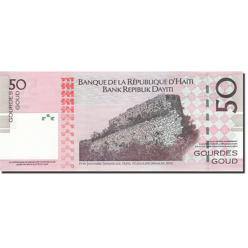 Banknote, Haiti, 50 Gourdes, 2004, 2004, KM:274a, UNC(65-70)