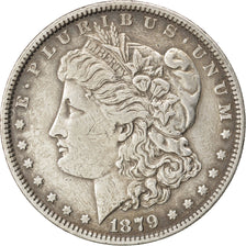 UNITED STATES, Morgan Dollar, Dollar, 1879, U.S. Mint, KM #110, EF(40-45),...
