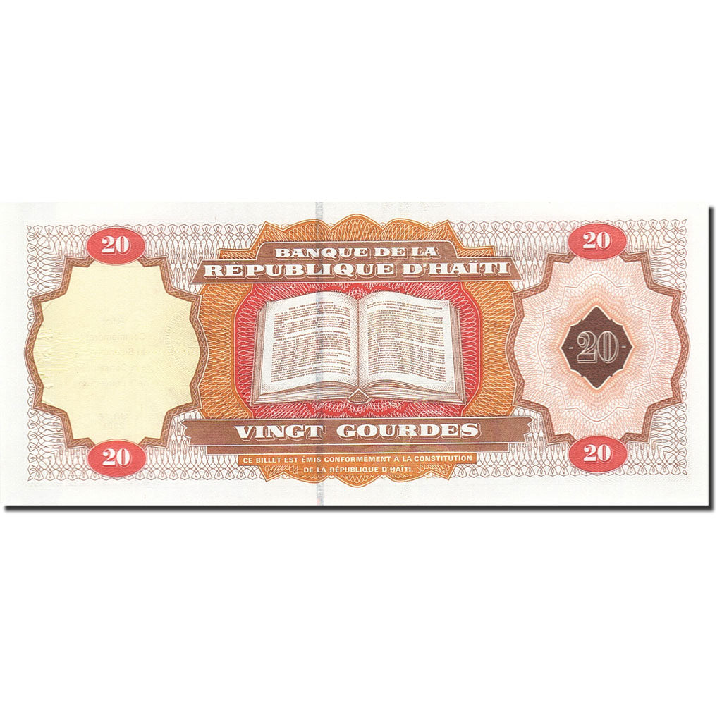Banknote, Haiti, 20 Gourdes, 2001, 2001, KM:271, UNC(65-70)