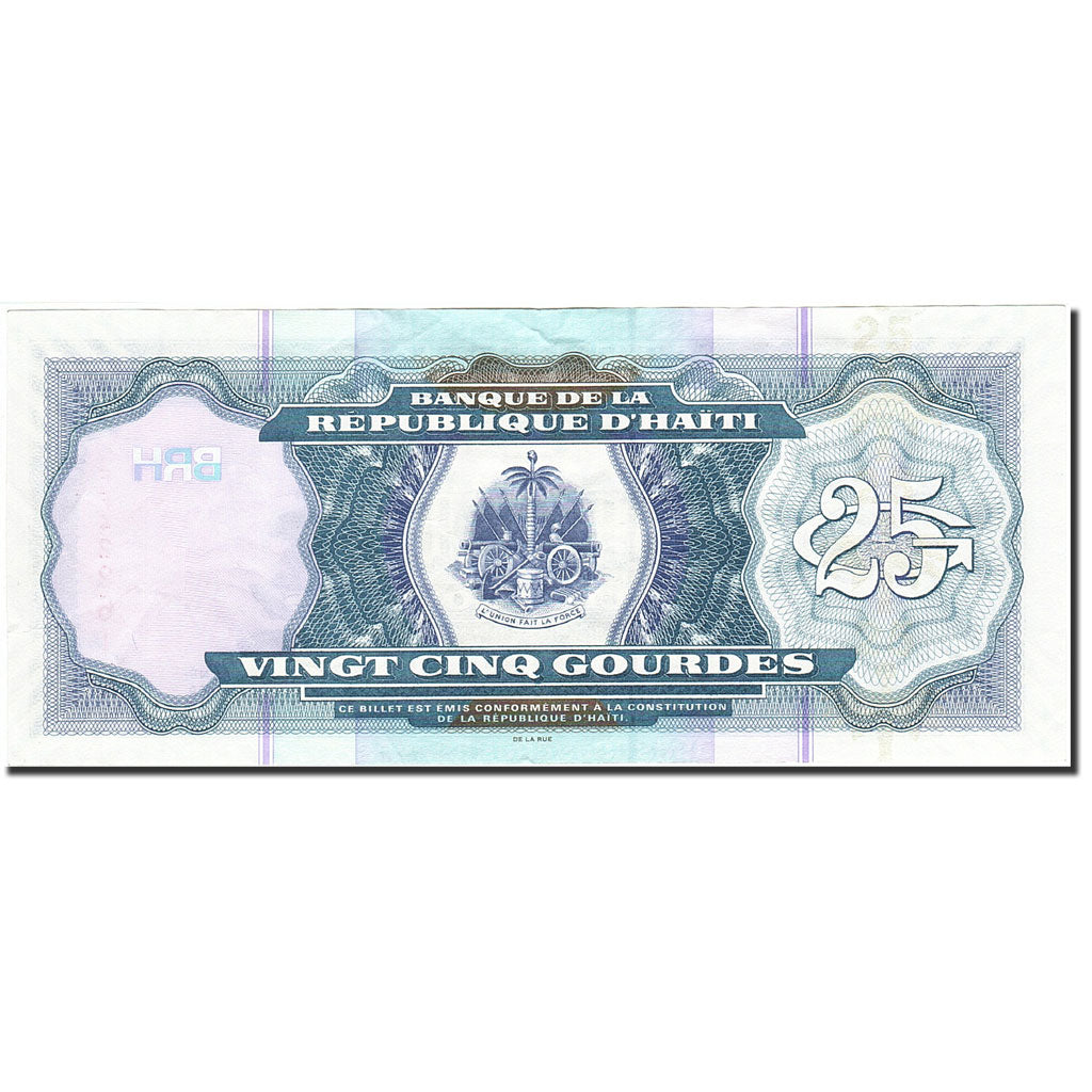 Banknote, Haiti, 25 Gourdes, 2000, 2000, KM:266d, AU(55-58)