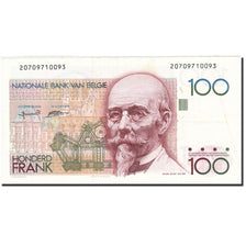 Billete, 100 Francs, 1981-1982, Bélgica, KM:142a, Undated (1982-1994), MBC