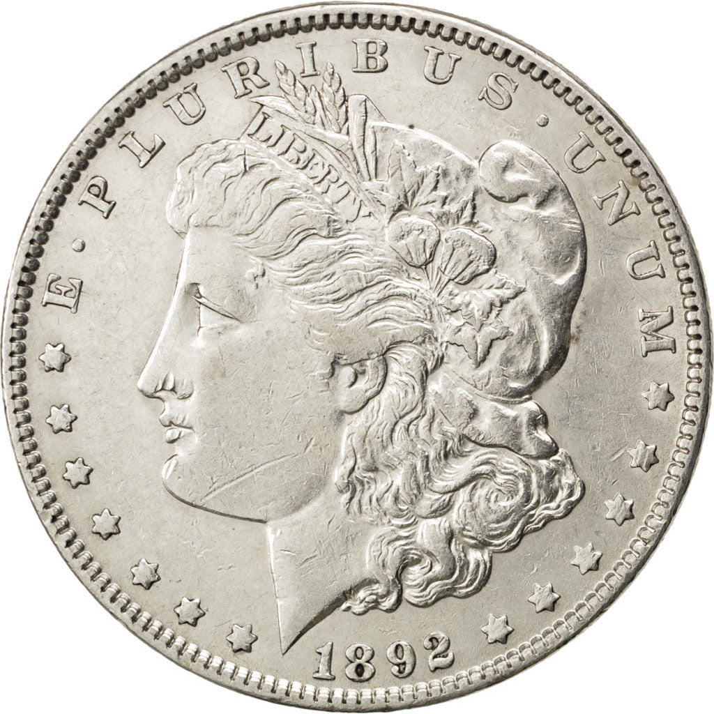 Stati Uniti, Morgan Dollar, Dollar, 1892, U.S. Mint, New Orleans, BB+, Argent...