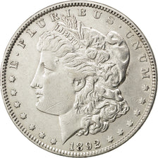 Stati Uniti, Morgan Dollar, Dollar, 1892, U.S. Mint, New Orleans, BB+, Argent...