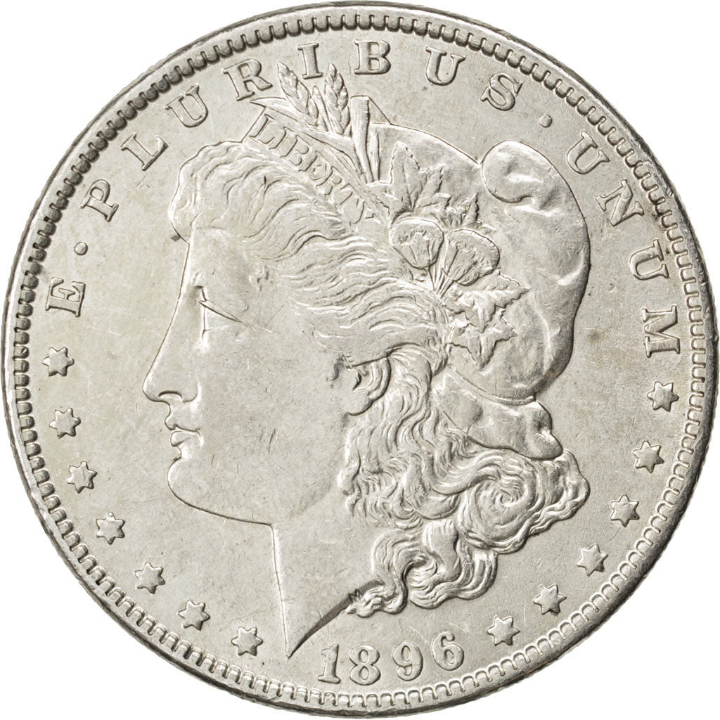 UNITED STATES, Morgan Dollar, Dollar, 1896, U.S. Mint, KM #110, AU(50-53),...
