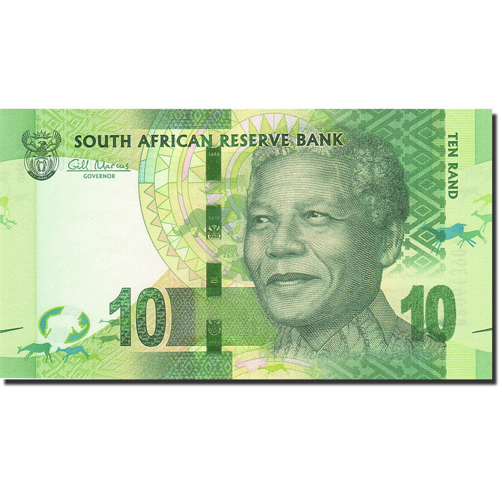 South Africa, 10 Rand, 2012, KM:133, Undated (2012), UNC(65-70)