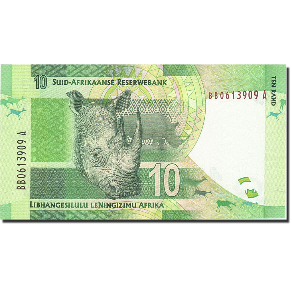 South Africa, 10 Rand, 2012, KM:133, Undated (2012), UNC(65-70)
