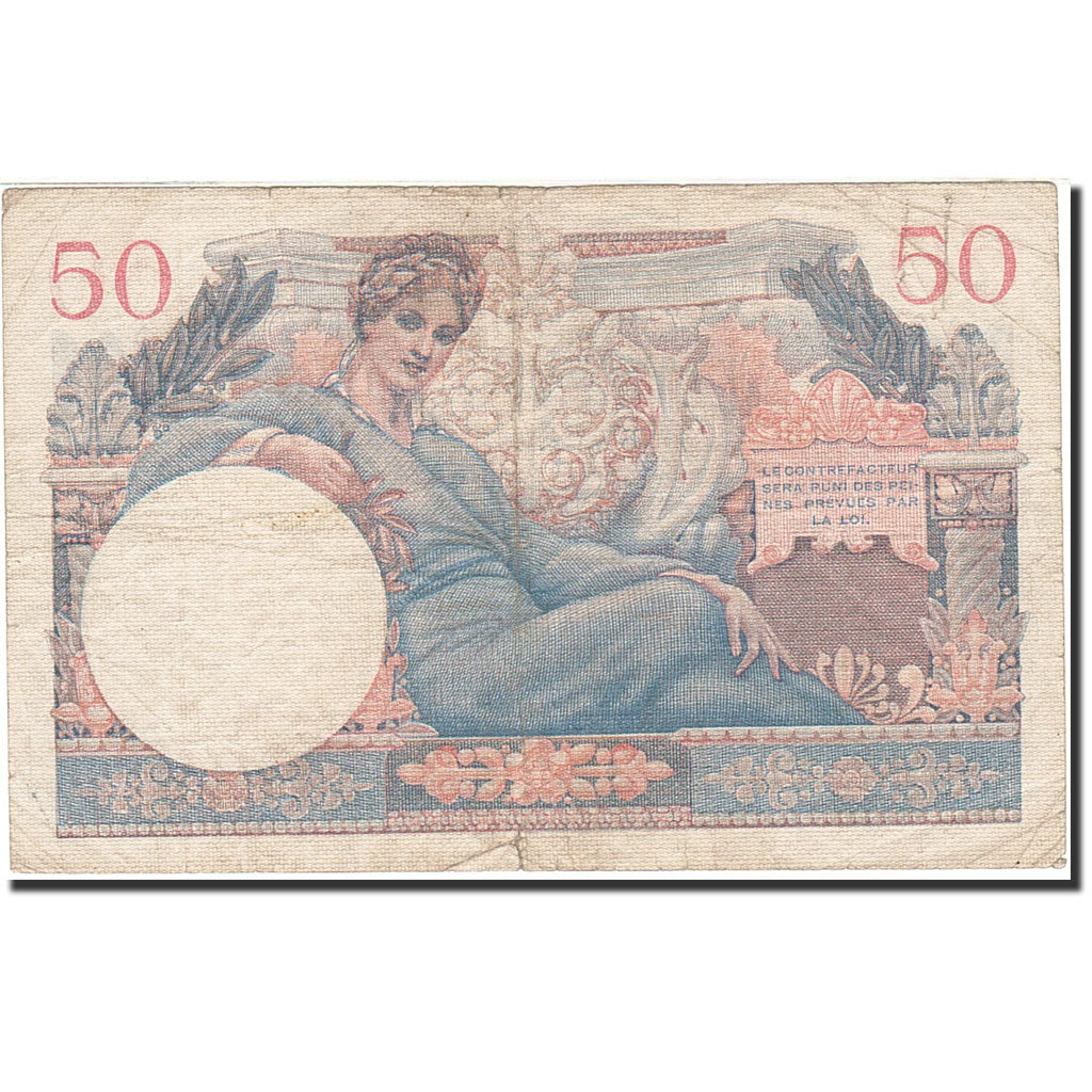 Banconote, Francia, 50 Francs, 1947, 1947, BB, Fayette:VF 31.1, KM:M8
