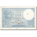 Banknot, Francja, 10 Francs, 1915, 1940-10-17, EF(40-45), Fayette:7.17, KM:84