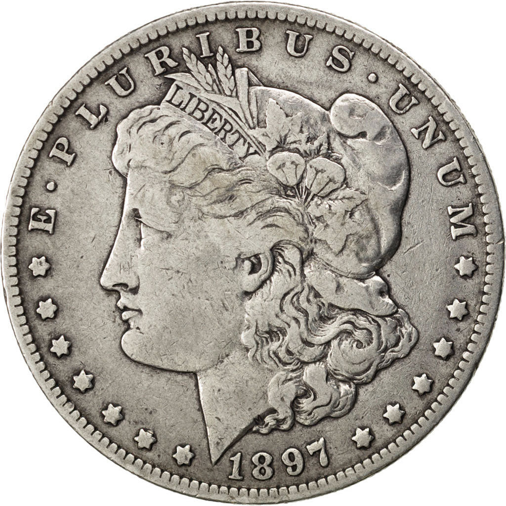 UNITED STATES, Morgan Dollar, Dollar, 1897, U.S. Mint, KM #110, VF(30-35),...