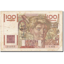 France, 100 Francs, 1945, KM:128d, 1951-09-06, VF(20-25), Fayette:28.29