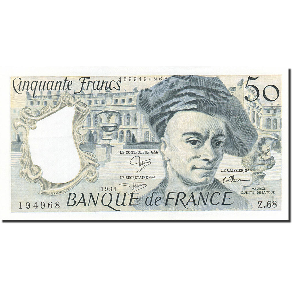France, 50 Francs, 1976, KM:152e, 1991, UNC(60-62), Fayette:67.17