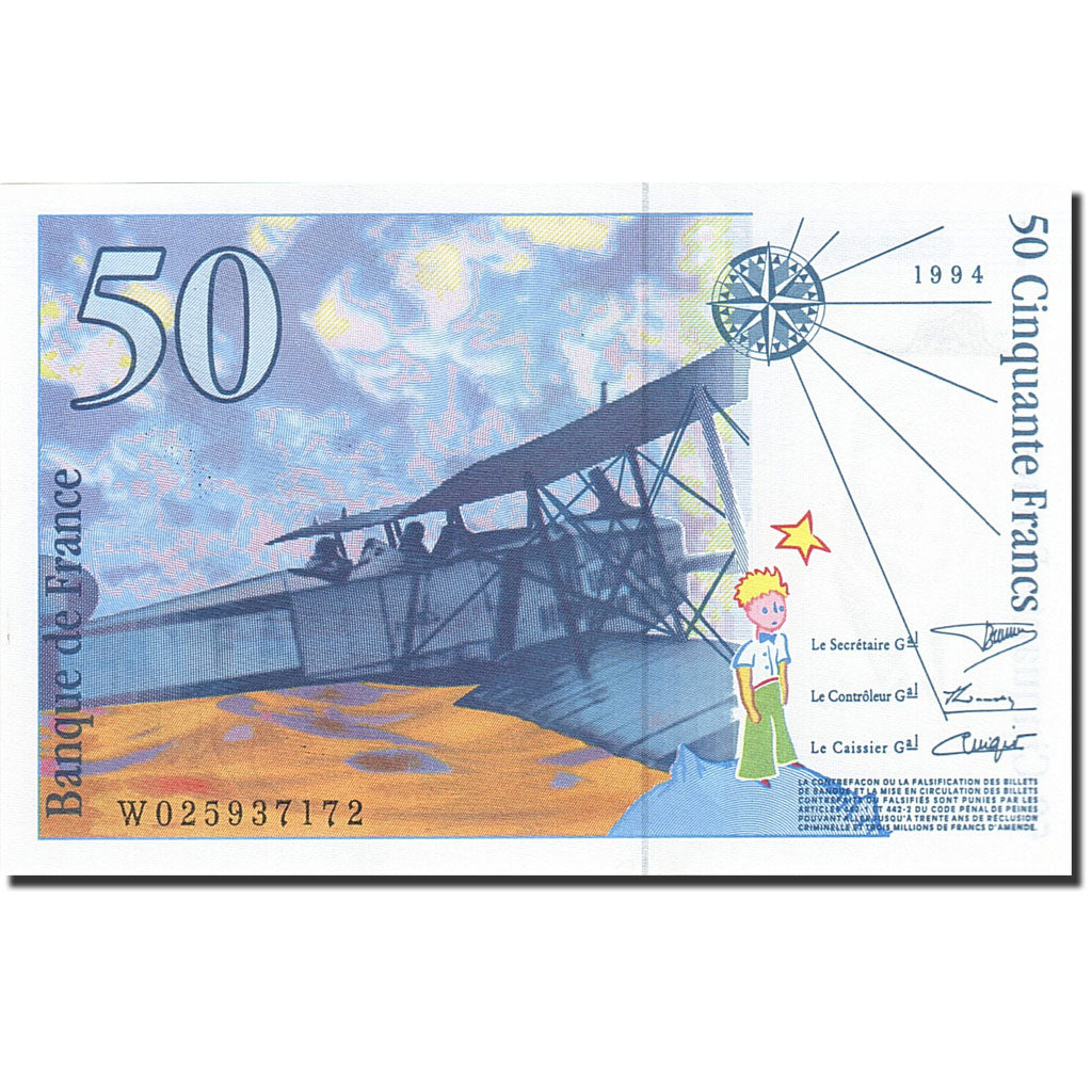 Francia, 50 Francs, 1992, KM:157Aa, 1994, FDS, Fayette:73.1d