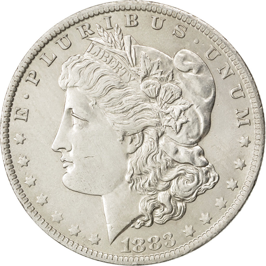 UNITED STATES, Morgan Dollar, Dollar, 1883, U.S. Mint, KM #110, AU(55-58),...