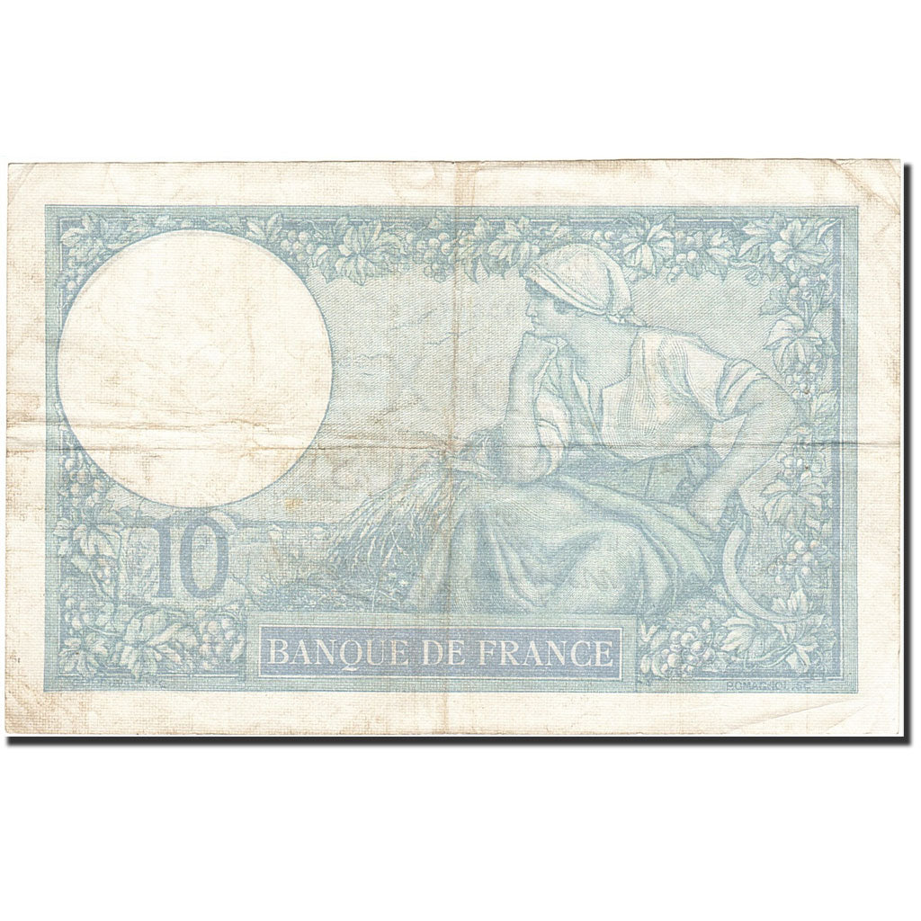 Frankreich, 10 Francs, 1915, KM:84, 1940-09-26, S, Fayette:7.15
