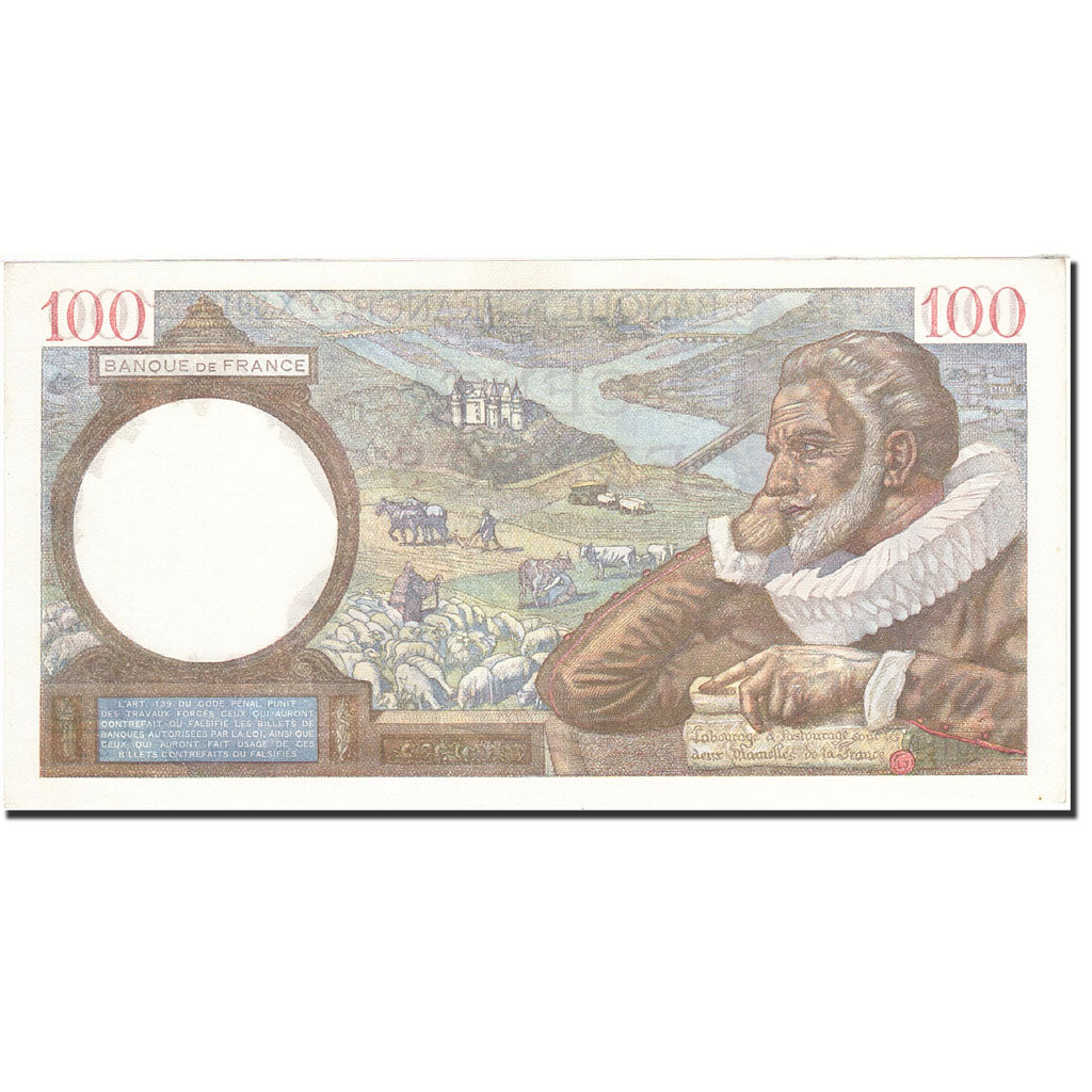 Billete, Francia, 100 Francs, 1939, 1942-04-02, EBC+, Fayette:26.69, KM:94