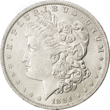 UNITED STATES, Morgan Dollar, Dollar, 1884, U.S. Mint, KM #110, AU(55-58),...