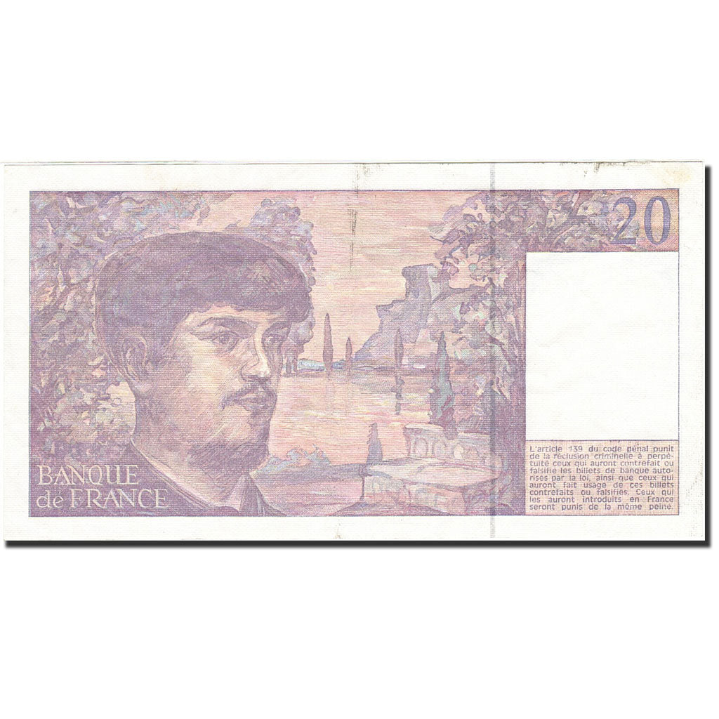 Francia, 20 Francs, 1980, KM:151f, 1992, BC+, Fayette:66bis.3