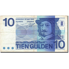 Banknote, Netherlands, 10 Gulden, 1966-1972, 1968-04-25, KM:91b, VF(20-25)