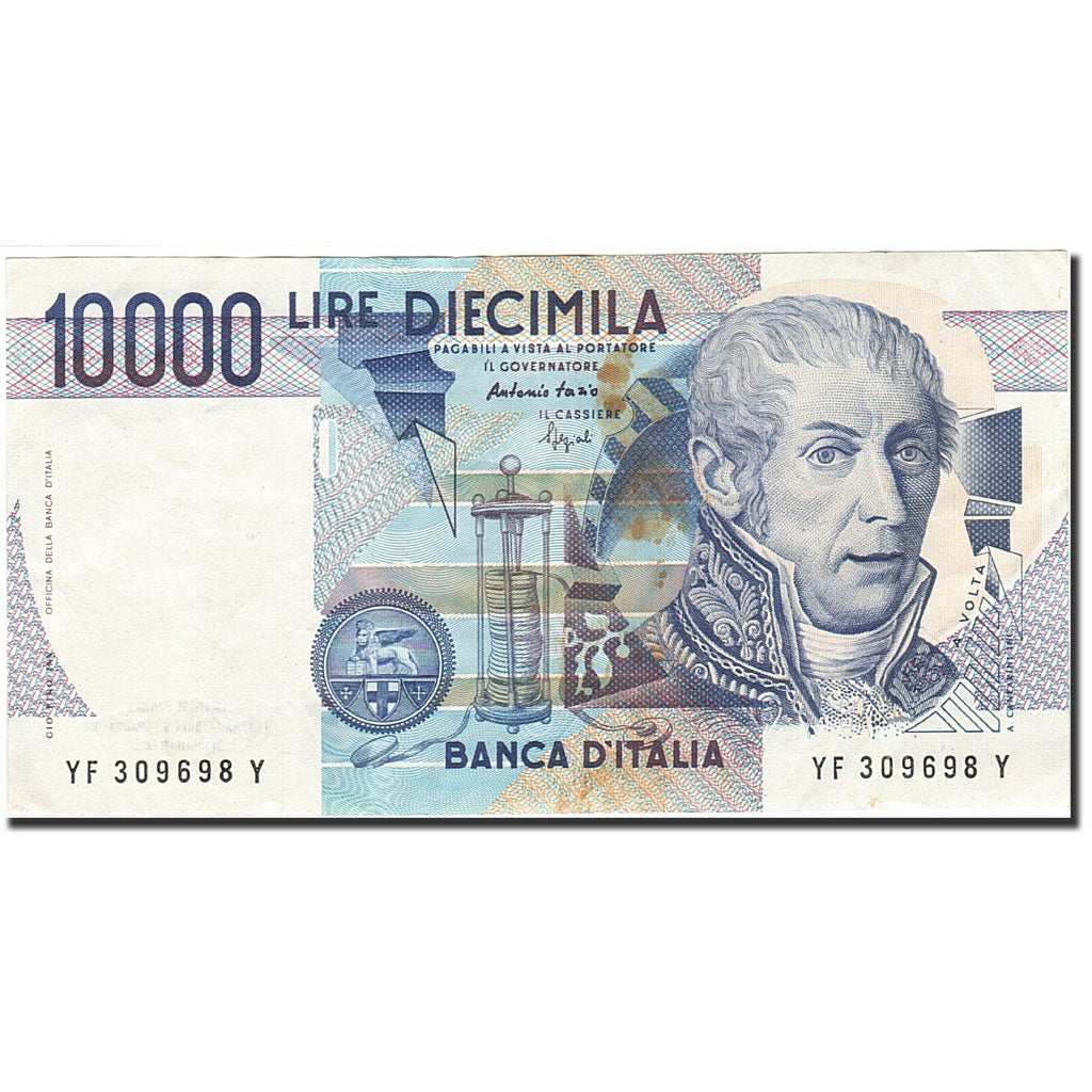 Banknote, Italy, 10,000 Lire, 1984-1985, 1984-09-03, KM:112c, EF(40-45)