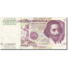 Billet, Italie, 50,000 Lire, 1990-1994, 1992, KM:116b, TTB+