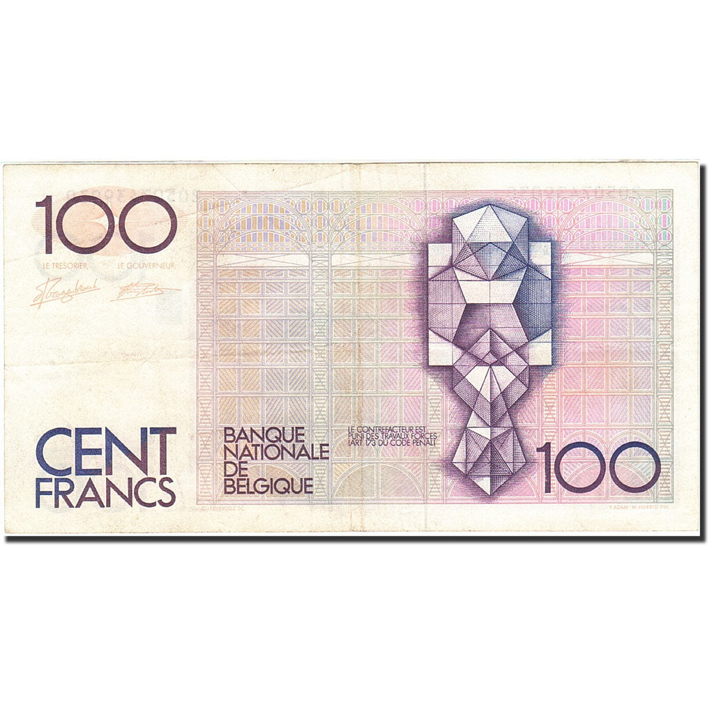 Banknote, Belgium, 100 Francs, 1981-1982, Undated (1982-1994), KM:142a
