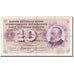 Biljet, Zwitserland, 10 Franken, 1954-1961, 1968-05-15, KM:45n, B+