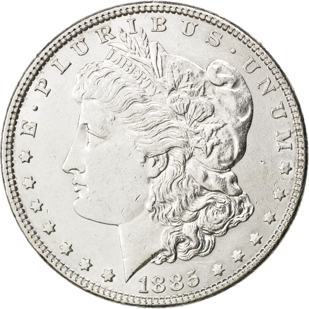 UNITED STATES, Morgan Dollar, Dollar, 1885, U.S. Mint, KM #110, AU(55-58),...