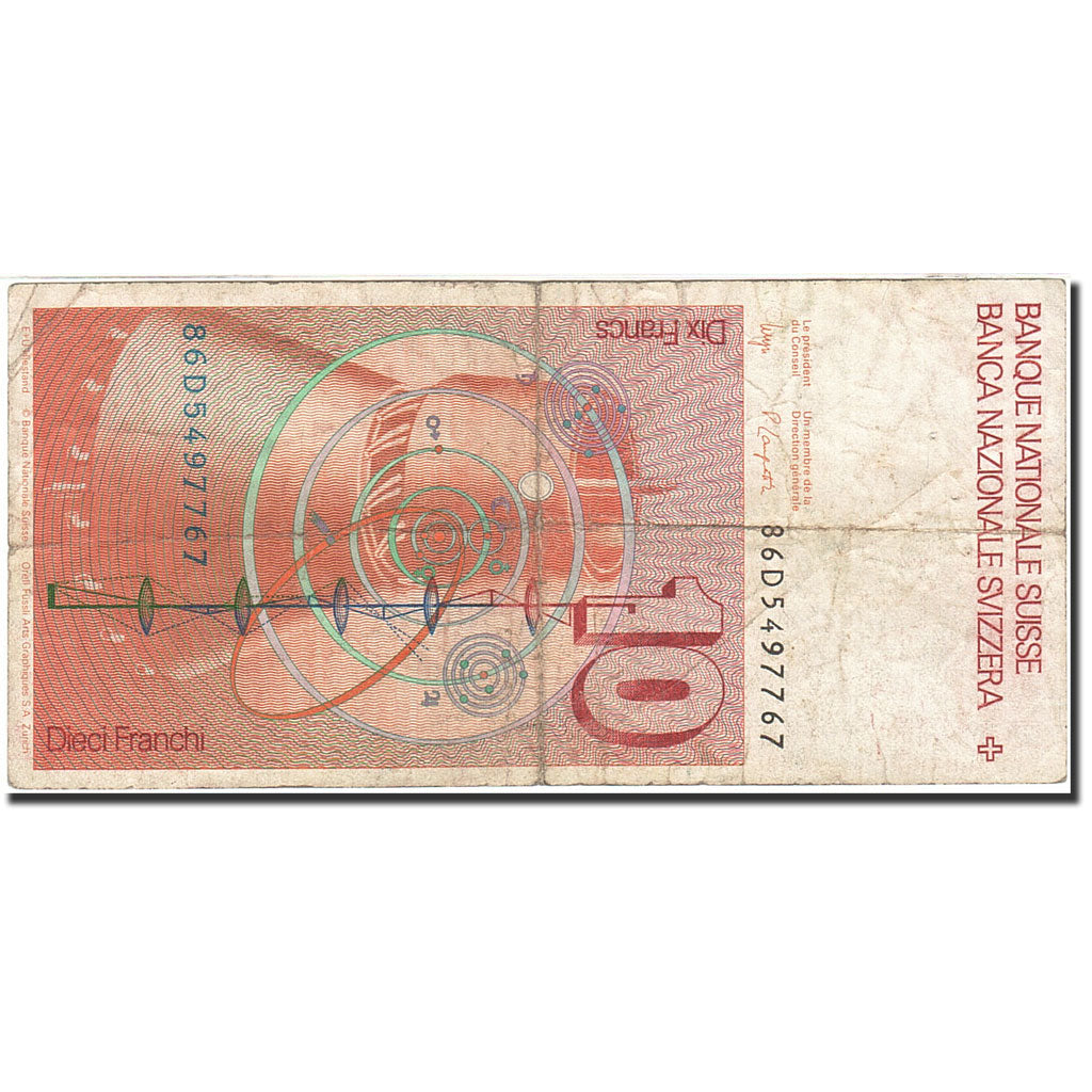 Switzerland, 20 Franken, 1979-1992, KM:54, 1986, VG(8-10)