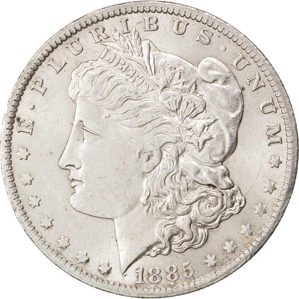UNITED STATES, Morgan Dollar, Dollar, 1885, U.S. Mint, KM #110, AU(55-58),...