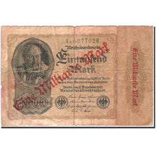 Banknote, Germany, 1 Milliarde Mark on 1000 Mark, 1923, 1922-12-15, KM:113a
