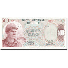 Chile, 500 Escudos, 1967-1976, KM:145, 1971, UNC(65-70)