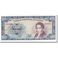 Chile, 100 Escudos, 1962-1975, KM:141a, UNC(65-70)