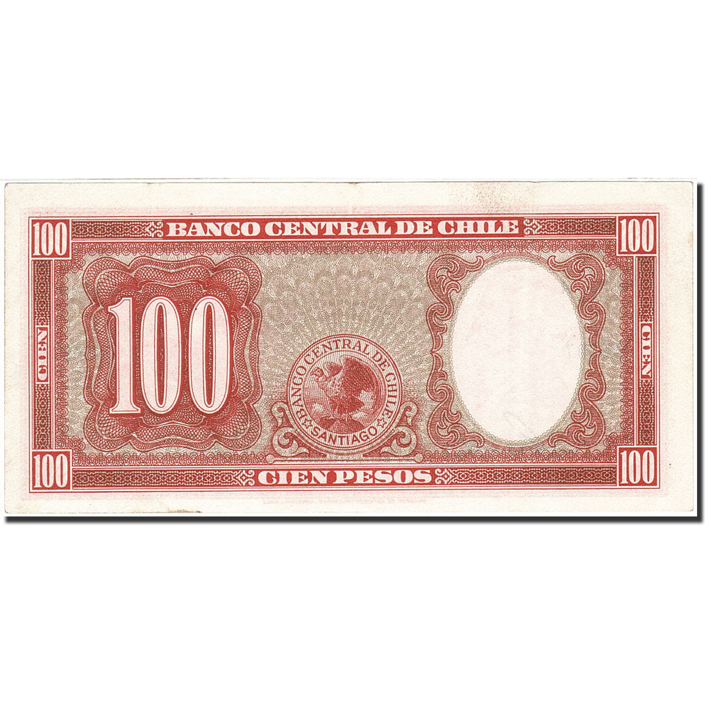 Billet, Chile, 100 Pesos = 10 Condores, 1958, Undated (1958-1959), KM:122, TB+