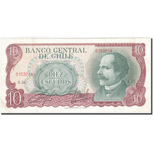 Billet, Chile, 10 Escudos, 1967-1976, Undated, KM:142Aa, TTB
