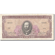 Banknote, Chile, 1 Escudo, 1962-1975, Undated, KM:135Ab, VF(20-25)