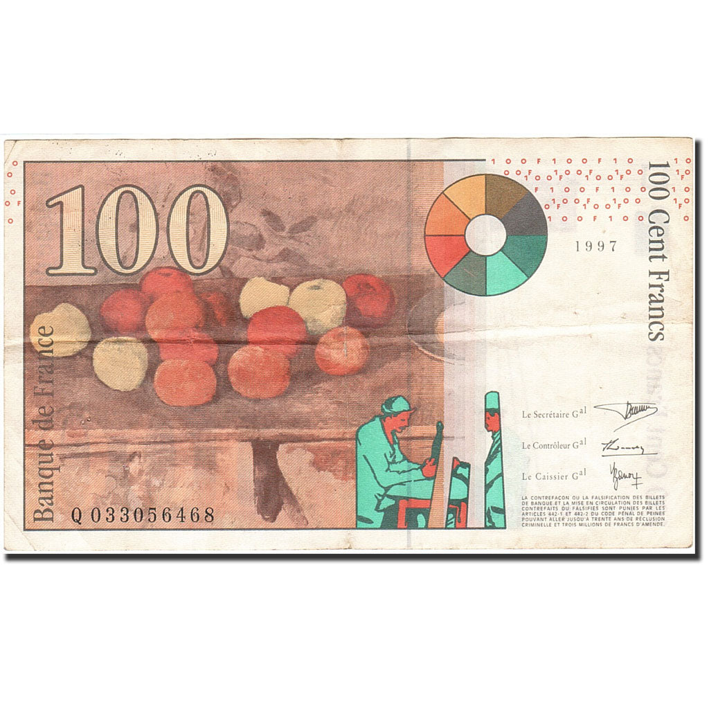 France, 100 Francs, 1997, KM:158a, 1997, VF(20-25)