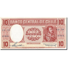 Chile, 10 Pesos = 1 Condor, 1947-1948, Undated (1947-1958), KM:111, UNC