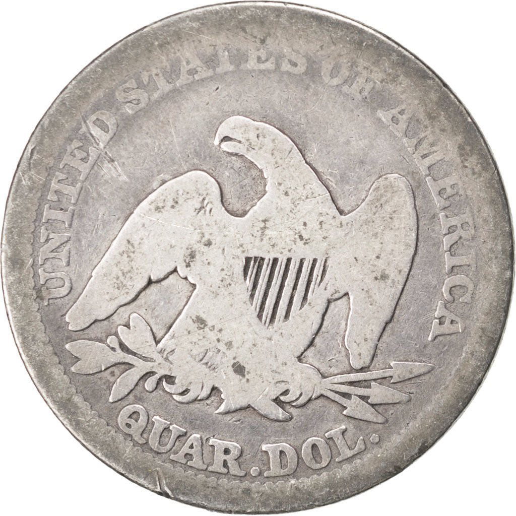 UNITED STATES, Seated Liberty Quarter, Quarter, 1854, U.S. Mint, KM #81,...