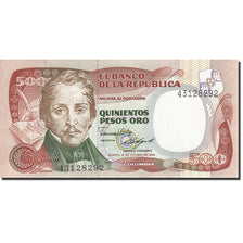 Billete, 500 Pesos Oro, 1980-1982, Colombia, KM:423c, 1985-10-12, UNC
